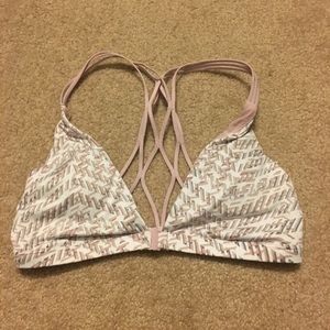 Victoria’s Secret Sport strappy bralette white